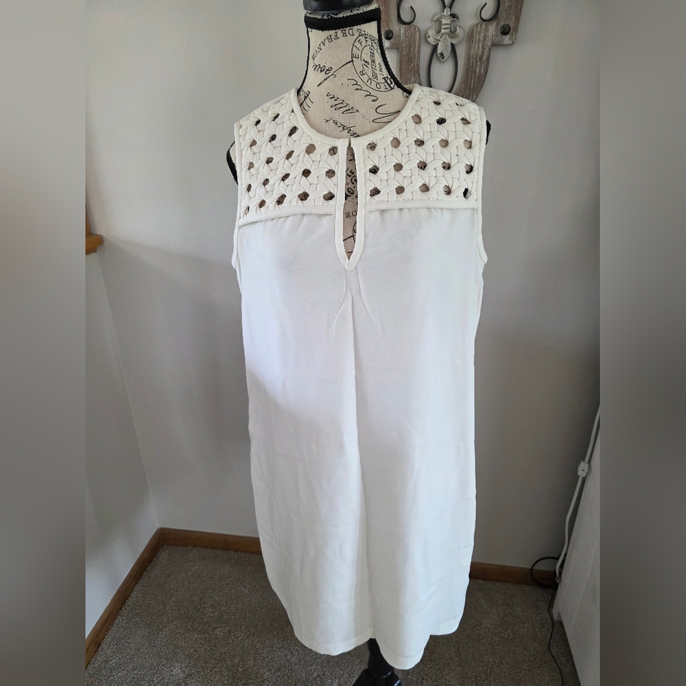 Diane Von Furstenberg White Midi Dress
